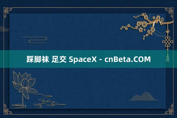 踩脚袜 足交 SpaceX - cnBeta.COM