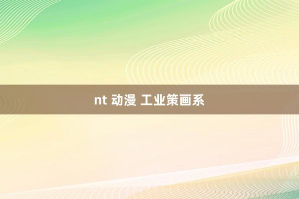 nt 动漫 工业策画系